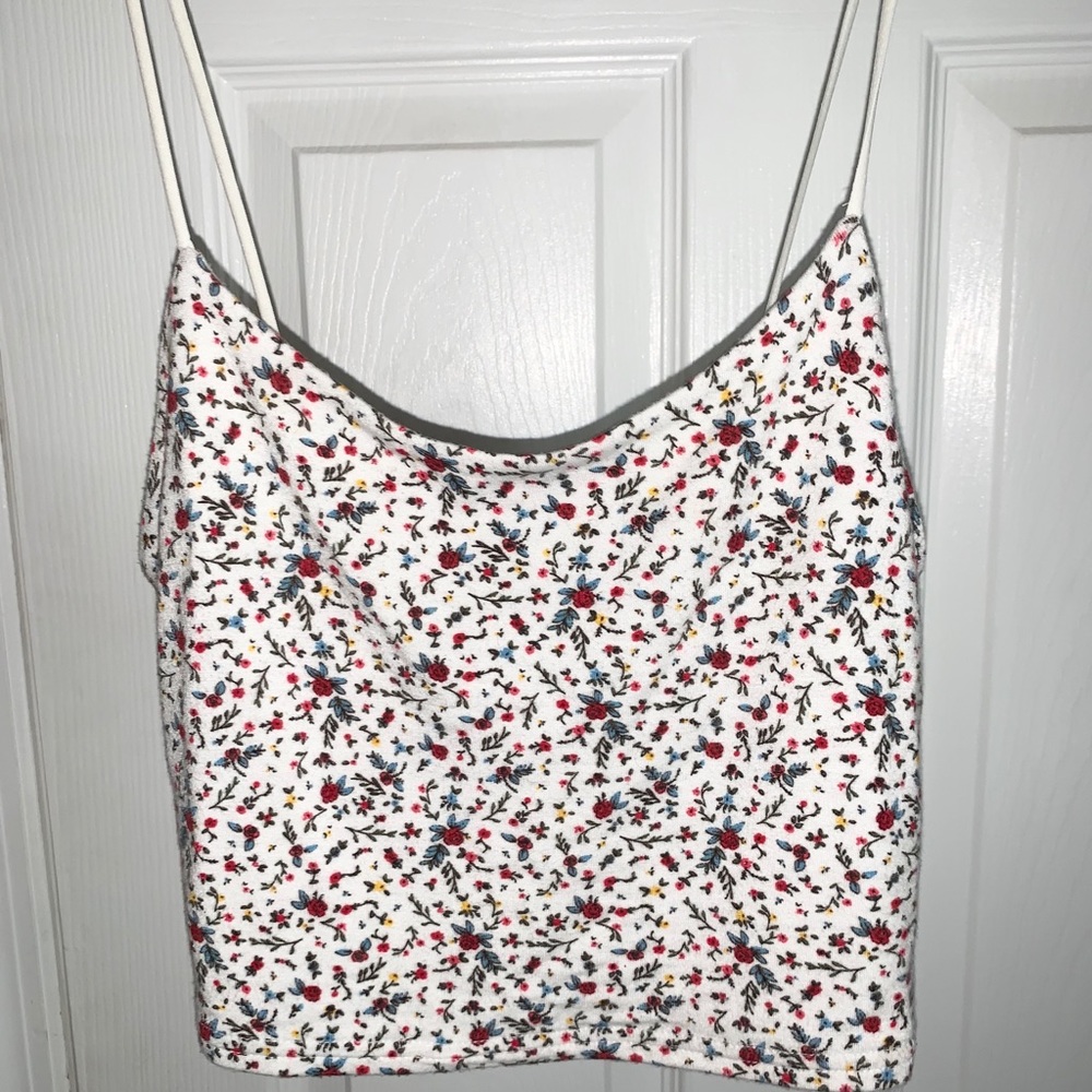 PACSUN floral cropped tank - Picture 3 of 3